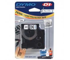 páska DYMO 16960 D1 Black On White Permanent Polyester Tape (19mm) (S0718070)