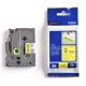páska BROTHER TZS621 čierne písmo, žltá páska extra lepivá ADHESIVE Tape (9mm) (TZES621)