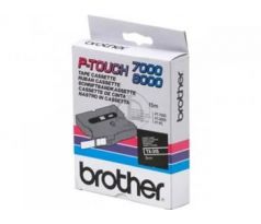 páska BROTHER TX315 biele písmo, čierna páska Tape (6mm) (TX315)