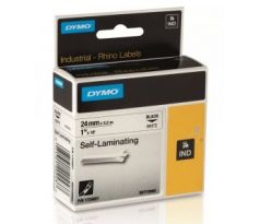 páska DYMO PROFI D1 RHINO Black On White Self-Laminating Tape (24mm) (S0773860/17348821)