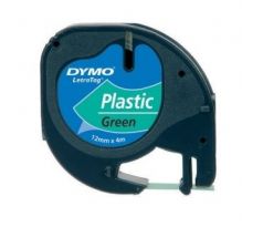 páska DYMO 59425 LetraTag Green Plastic Tape (12mm) (S0721690/590/640)