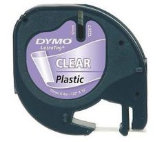páska DYMO 16951 (12268) LetraTag Transparent Plastic Tape (12mm) (S0721550/540/530)