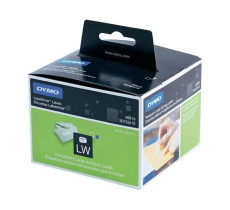 rolka DYMO 99013 Transparent Large Adress Labels 89x36mm (S0722410)
