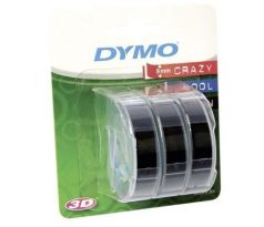 páska DYMO 3D Black Tape (9mm) 3ks (S0847730)
