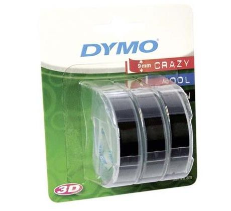 páska DYMO 3D Black Tape (9mm) 3ks (S0847730)