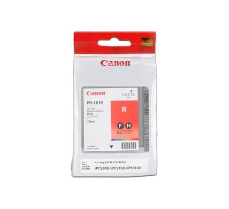 kazeta CANON PFI-101R Red pre iPF 5000/5100/6100 (130 ml) (0889B001)