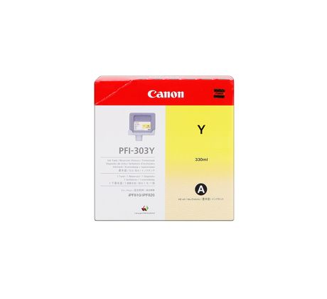 kazeta CANON PFI-303Y yellow iPF 810/820 (330 ml) (2961B001)
