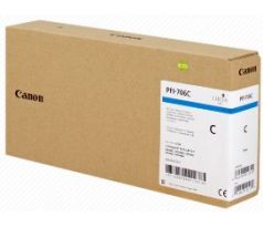 kazeta CANON PFI-706C cyan iPF 8300/8300s/8400/8400s/9400/9400s (700 ml) (6682B001)