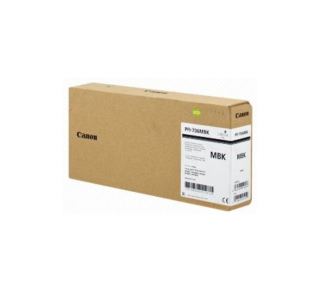 kazeta CANON PFI-706MBK matte black iPF 8300/8300s/8400/8400s/9400/9400s (700 ml) (6680B001)