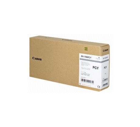 kazeta CANON PFI-706PGY photo grey iPF 8300/8400/9400 (700 ml) (6691B001)