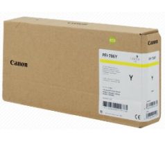 kazeta CANON PFI-706Y yellow iPF 8300/8300s/8400/8400s/9400/9400s (700 ml) (6684B001)