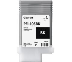 kazeta CANON PFI-106BK Black pre iPF 6300/6300s/6350/6400/6400s/6450 (130ml) (6621B001)