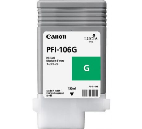 kazeta CANON PFI-106G Green pre iPF 6300/6300s/6350/6400/6450 (130ml) (6628B001)