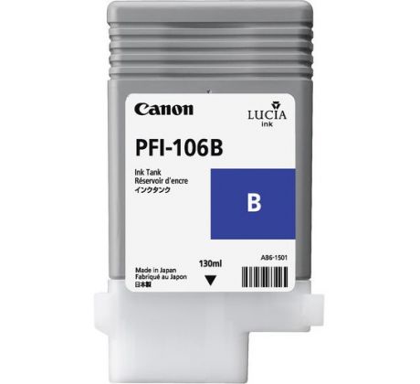 kazeta CANON PFI-106B Blue pre iPF 6300/6300s/6350/6400/6450 (130ml) (6629B001)