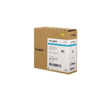 kazeta CANON PFI-306PC photo cyan iPF 8300/8300s/8400/9400/9400s (330 ml) (6661B001)