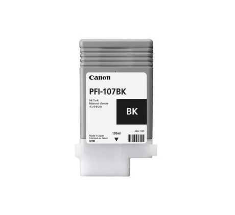 kazeta CANON PFI-107BK black iPF 670/680/685/770/780/785 (130 ml) (6705B001)