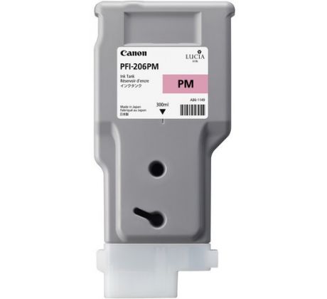 kazeta CANON PFI-206PM Photo Magenta pre iPF 6400/6400s/6450 (300 ml) (5308B001)