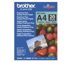 papier BROTHER BP71 foto lesklý A4/20ks (BP71GA4)