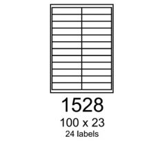 etikety RAYFILM 100x23 červené flourescentné laser R01321528A (100 list./A4) (R0132.1528A)