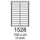 etikety RAYFILM 100x23 červené flourescentné laser R01321528A (100 list./A4) (R0132.1528A)