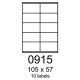 etikety RAYFILM 105x57 univerzálne biele R01000915A (100 list./A4) (R0100.0915A)