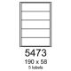 etikety RAYFILM 190x58 univerzálne biele R01005473A (100 list./A4) (R0100.5473A)