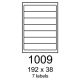 etikety RAYFILM 192x38 univerzálne biele R01001009A (100 list./A4) (R0100.1009A)