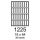 etikety RAYFILM 19x64 univerzálne biele R01001225F (1.000 list./A4) (R0100.1225F)