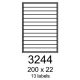 etikety RAYFILM 200x22 univerzálne biele R01003244A (100 list./A4) (R0100.3244A)