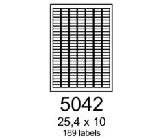 etikety RAYFILM 25,4x10 univerzálne žlté R01215042F (1.000 list./A4) (R0121.5042F)