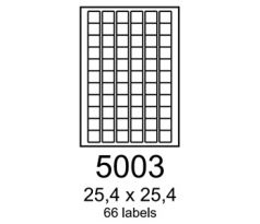etikety RAYFILM 25,4x25,4 univerzálne biele R01005003A (100 list./A4) (R0100.5003A)