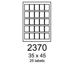 etikety RAYFILM 35x45 univerzálne biele R01002370A (100 list./A4) (R0100.2370A)