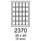 etikety RAYFILM 35x45 univerzálne biele R01002370A (100 list./A4) (R0100.2370A)