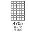 etikety RAYFILM 36x30 univerzálne biele R01004705A (100 list./A4) (R0100.4705A)