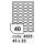 etikety RAYFILM 45x25 (oval) univerzálne biele R01004525A (100 list./A4) (R0100.4525A)