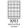 etikety RAYFILM 48,5x25,4 žlté flourescentné laser R01310203A (100 list./A4) (R0131.0203A)