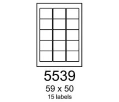 etikety RAYFILM 59x50 univerzálne biele R01005539A (100 list./A4) (R0100.5539A)