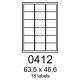 etikety RAYFILM 63,5x46,6 univerzálne žlté R01210412A (100 list./A4) (R0121.0412A)