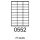 etikety RAYFILM 70x32 univerzálne biele R01000552F (1.000 list./A4) (R0100.0552F)