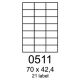 etikety RAYFILM 70x42,4 univerzálne biele R01000511A (100 list./A4) (R0100.0511A)