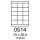 etikety RAYFILM 70x50,8 univerzálne biele R01000514F (1.000 list./A4) (R0100.0514F)