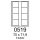 etikety RAYFILM 70x71,9 univerzálne žlté R01210519F (1.000 list./A4) (R0121.0519F)