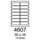 etikety RAYFILM 95x35 univerzálne biele R01004607A (100 list./A4) (R0100.4607A)