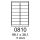etikety RAYFILM 99,1x38,1 univerzálne biele eco R0ECO0810A (100 list./A4) (R0ECO.0810A)