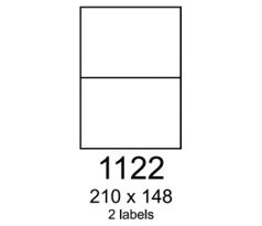 etikety RAYFILM 210x148 univerzálne biele R01001122A (100 list./A4) (R0100.1122A)