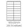 etikety Samolepiace 105x35 univerzálne biele 16ks/A4 (100 listov A4/bal.) (ECO-10503500)