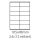 etikety samolepiace 105x48 univerzálne biele 12ks/A4 (100 listov A4/bal.) (ECO-10504800)