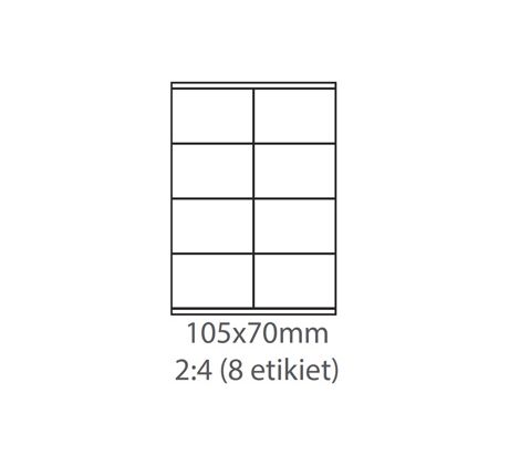 etikety ECODATA Samolepiace 105x70 univerzálne biele (1000 listov A4/bal.) (ECO-10507000F)