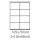 etikety ECODATA Samolepiace 105x70 univerzálne biele 8ks/A4 (100 listov A4/bal.) (ECO-10507000)