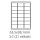 etikety Samolepiace 63,5x38,1 univerzálne biele (100 listov A4/bal.) (ECO-06303800)